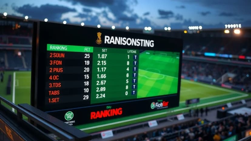 Poängställning i Brasiliens herrlandslag i fotboll