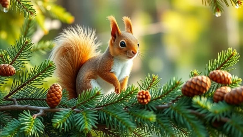 Ekorn satt i granen text till barnvisa