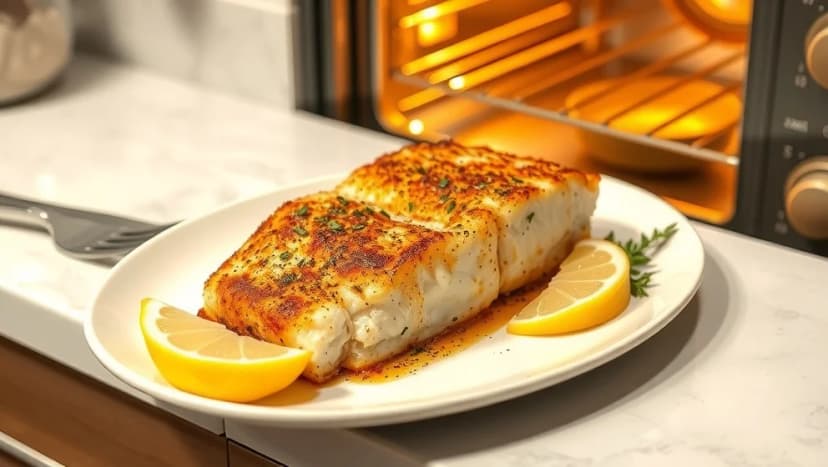 Torsk i ugn tid och grader