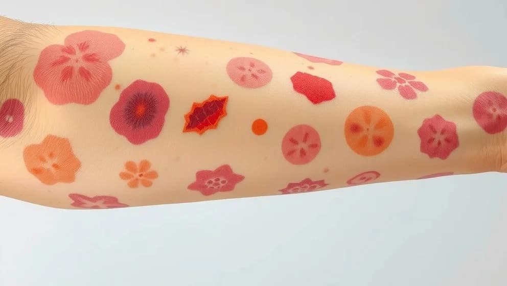 Utslag på kroppen som inte kliar